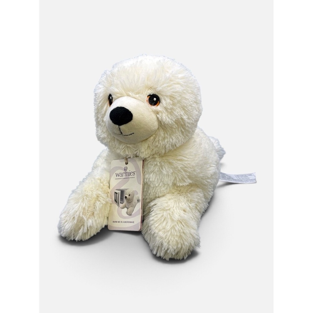 Warmies Heatable Lavender Scented Stuffed Animal 13" Plush (Baby Seal) NWT
